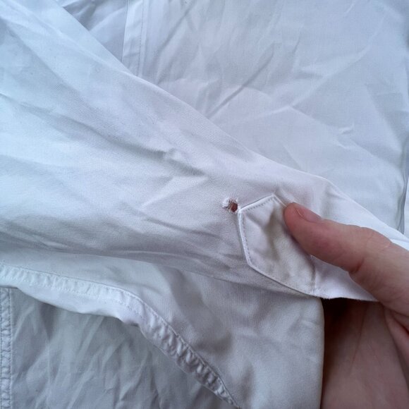 Gitman Bros Button Up Shirt WHITE Long Sleeve Cotton Oxford, Men's 16.5 34 - Picture 10 of 16